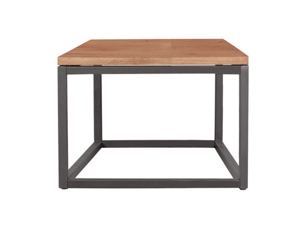 Mountain Teak and Metal End Table - Moe's Home Collection