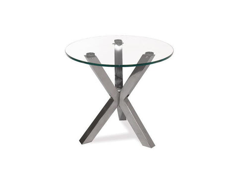 Redondo End Table Glass - Moe's Home Collection