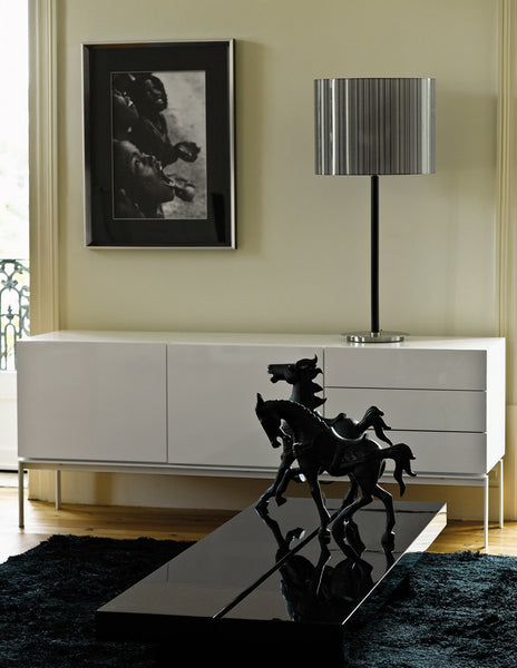 Glare Sideboard 2 Doors + 3 Drawers With Legs - TemaHome-10