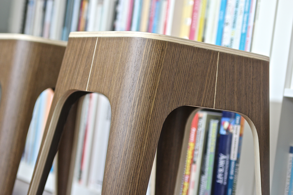 Minimal Stacking Stools (Set of Two) - Orange 22